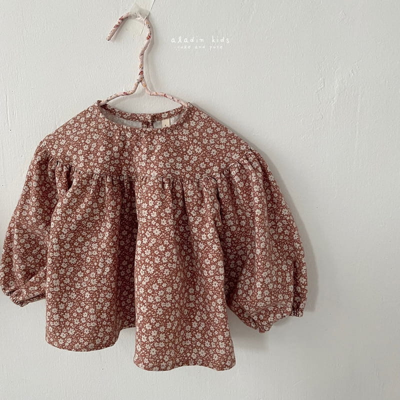 ALADIN - Korean Children Fashion - #Kfashion4kids - Fall Flower Blouse - 2