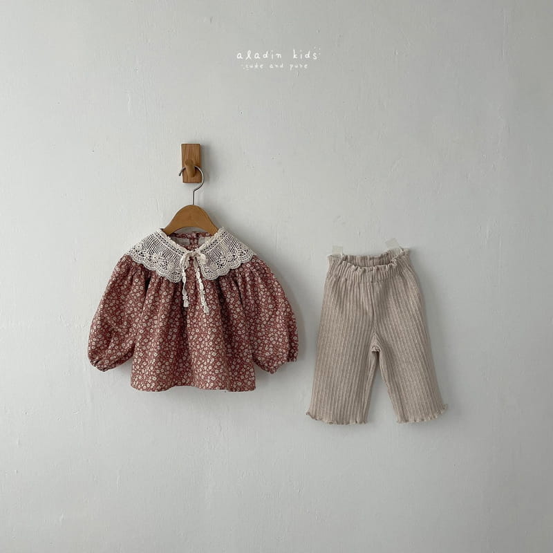 ALADIN - Korean Children Fashion - #Kfashion4kids - Fall Flower Blouse - 7