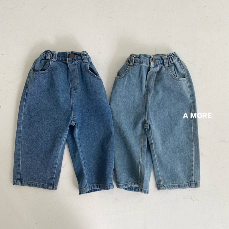 AMORE - Korean Children Fashion - #Kfashion4kids - Play Denim Pants - 3
