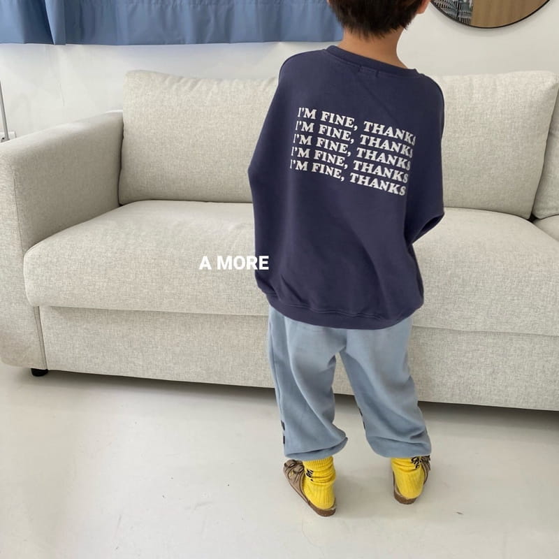 AMORE - Korean Children Fashion - #Kfashion4kids - Thanks Sweatshirt