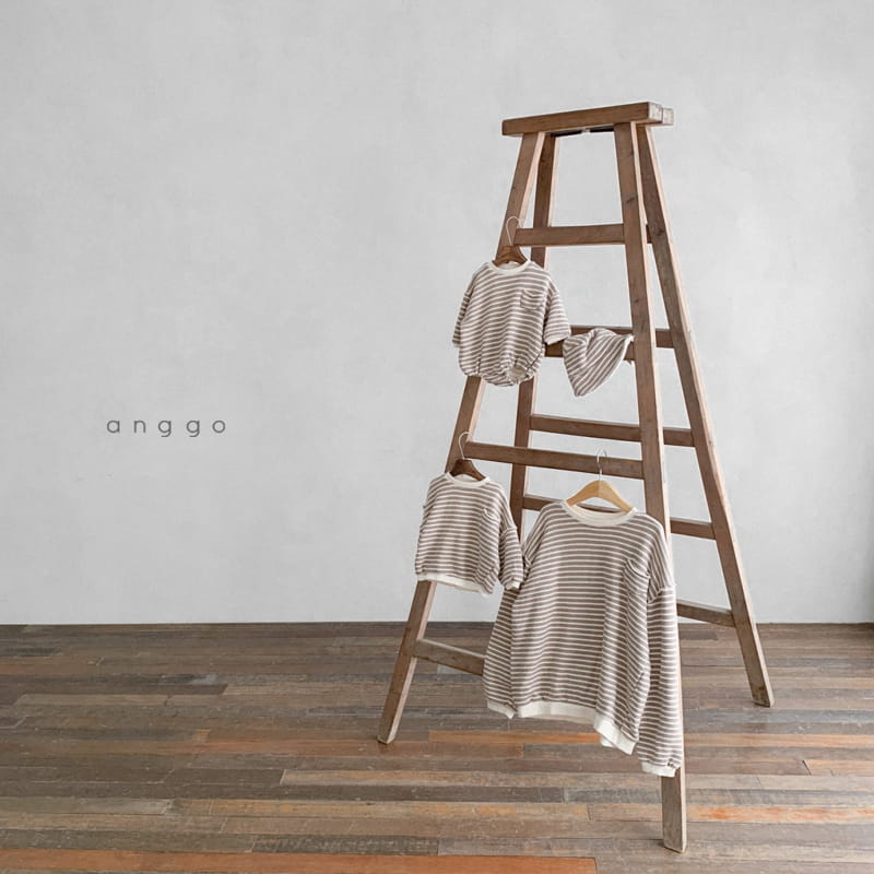 ANGGO - Korean Children Fashion - #Kfashion4kids - Bebe Café Latte Bodysuit - 3