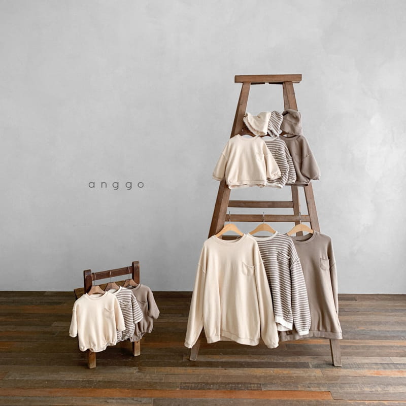 ANGGO - Korean Children Fashion - #Kfashion4kids - Bebe Café Latte Bodysuit - 6