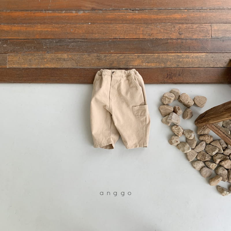ANGGO - Korean Children Fashion - #Kfashion4kids - Corn Pocket Pants - 6