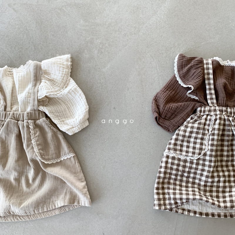 ANGGO - Korean Children Fashion - #Kfashion4kids - Earl Grey Skirt - 7