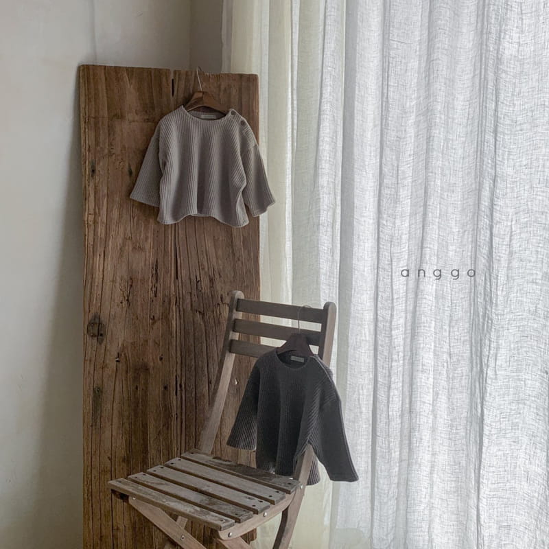 ANGGO - Korean Children Fashion - #Kfashion4kids - Pound Waffle Tee