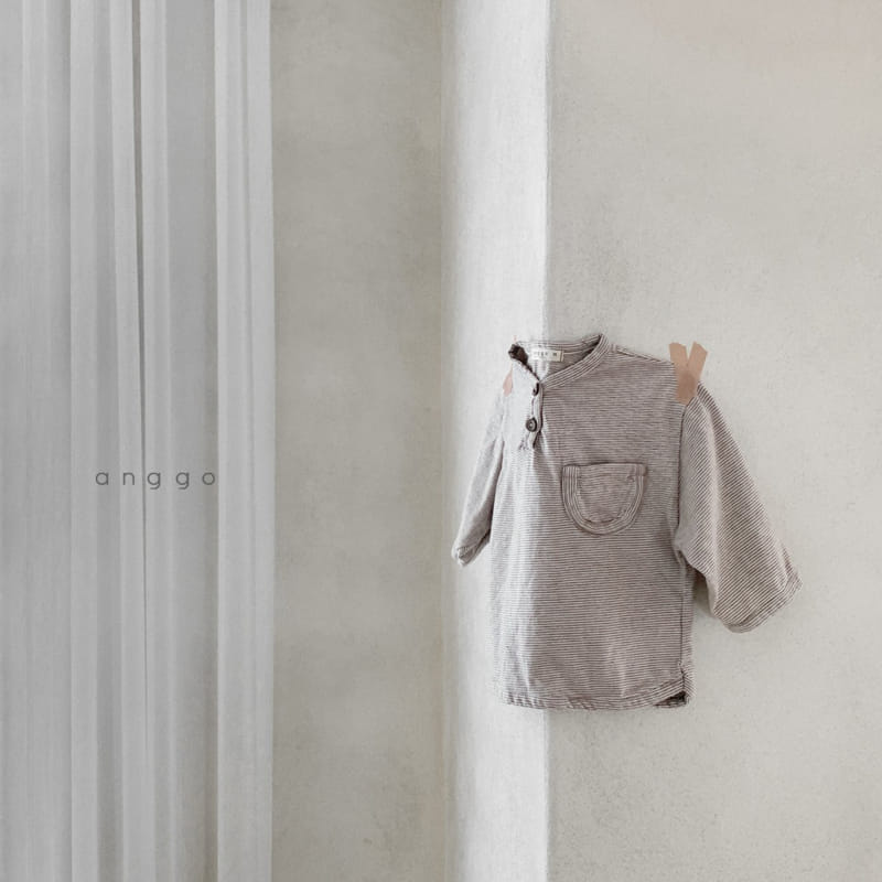 ANGGO - Korean Children Fashion - #Kfashion4kids - Caramel Tee - 4