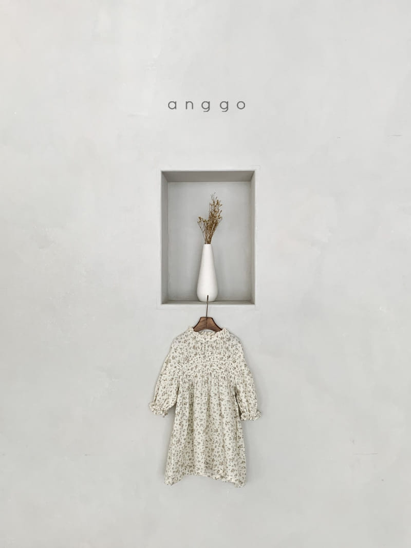 ANGGO - Korean Children Fashion - #Kfashion4kids - Lica Smocked One-piece - 5