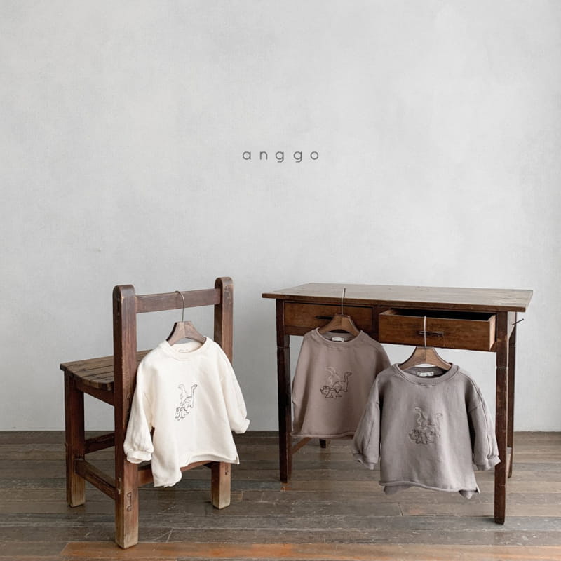 ANGGO - Korean Children Fashion - #Kfashion4kids - Autumm Dino Sweatshirt