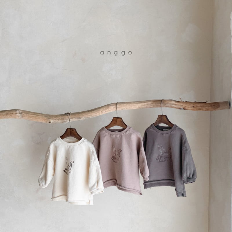 ANGGO - Korean Children Fashion - #Kfashion4kids - Autumm Dino Sweatshirt - 4