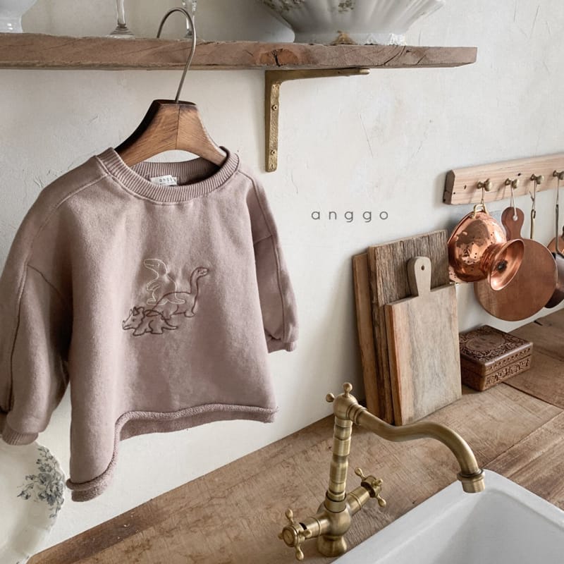 ANGGO - Korean Children Fashion - #Kfashion4kids - Autumm Dino Sweatshirt - 5