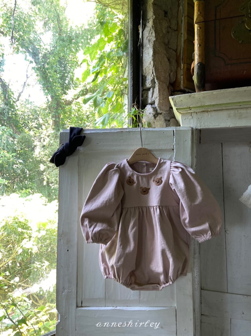 ANNE SHIRLEY - Korean Children Fashion - #Kfashion4kids - Bear One-piece - 3
