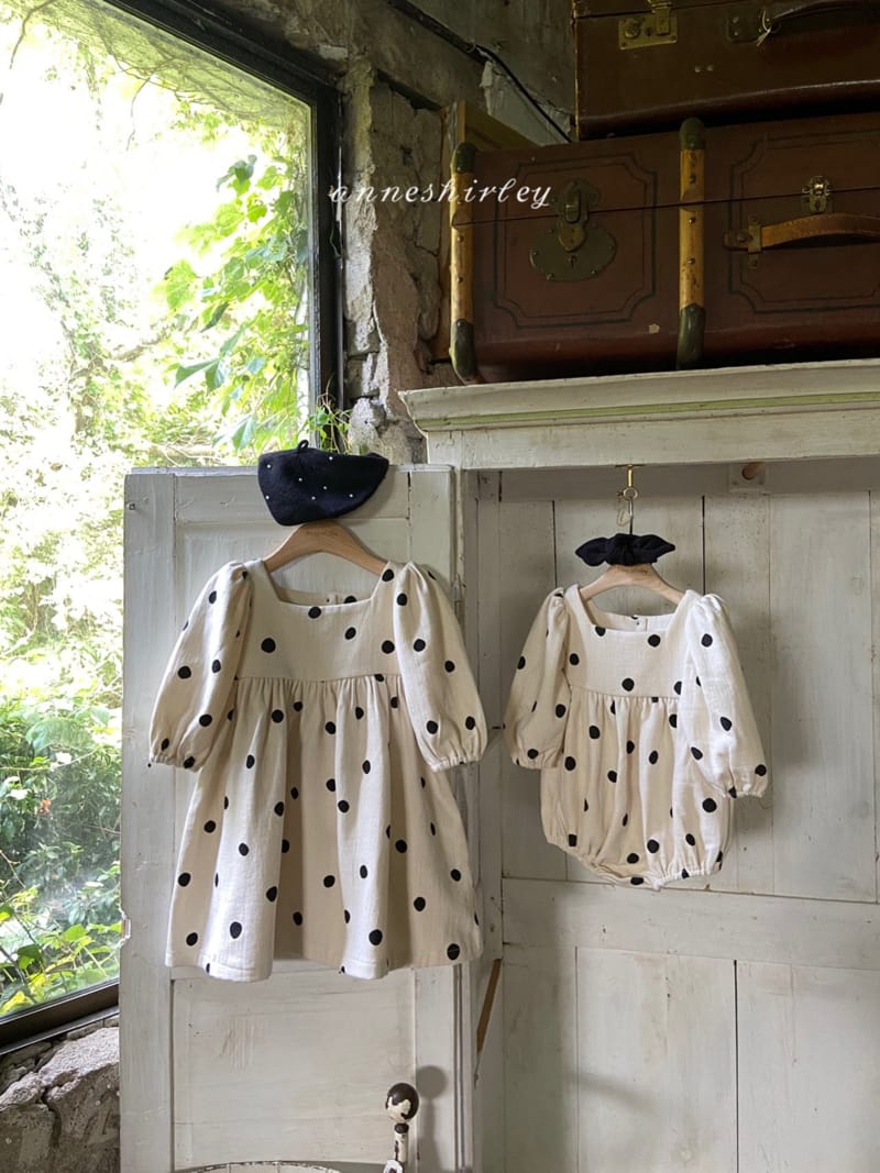 ANNE SHIRLEY - Korean Children Fashion - #Kfashion4kids - Fall Dot One-piece - 12