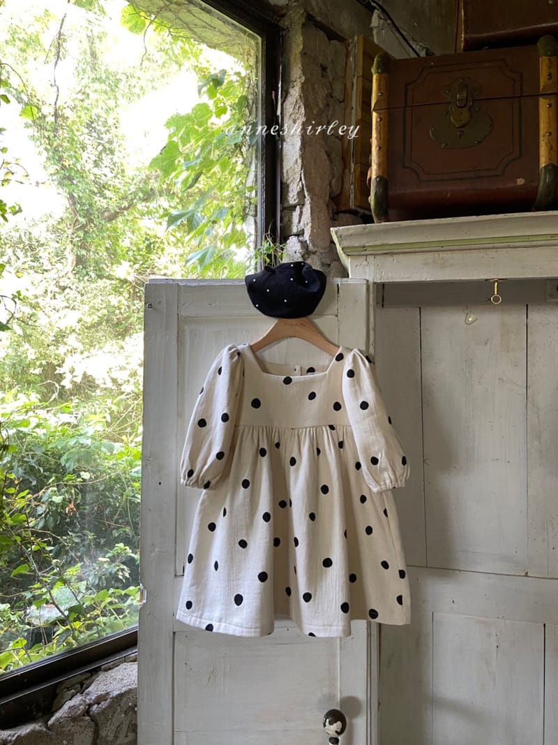 ANNE SHIRLEY - Korean Children Fashion - #Kfashion4kids - Fall Dot One-piece - 2