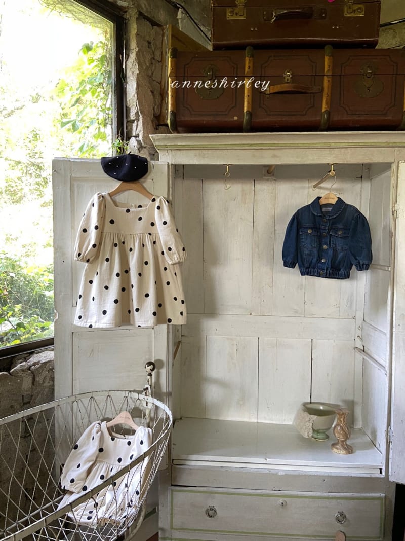 ANNE SHIRLEY - Korean Children Fashion - #Kfashion4kids - Fall Dot One-piece - 4
