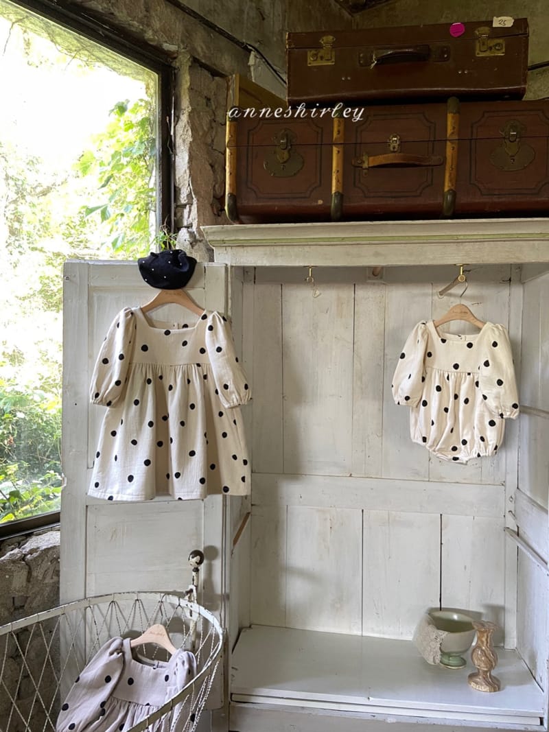 ANNE SHIRLEY - Korean Children Fashion - #Kfashion4kids - Fall Dot One-piece - 7