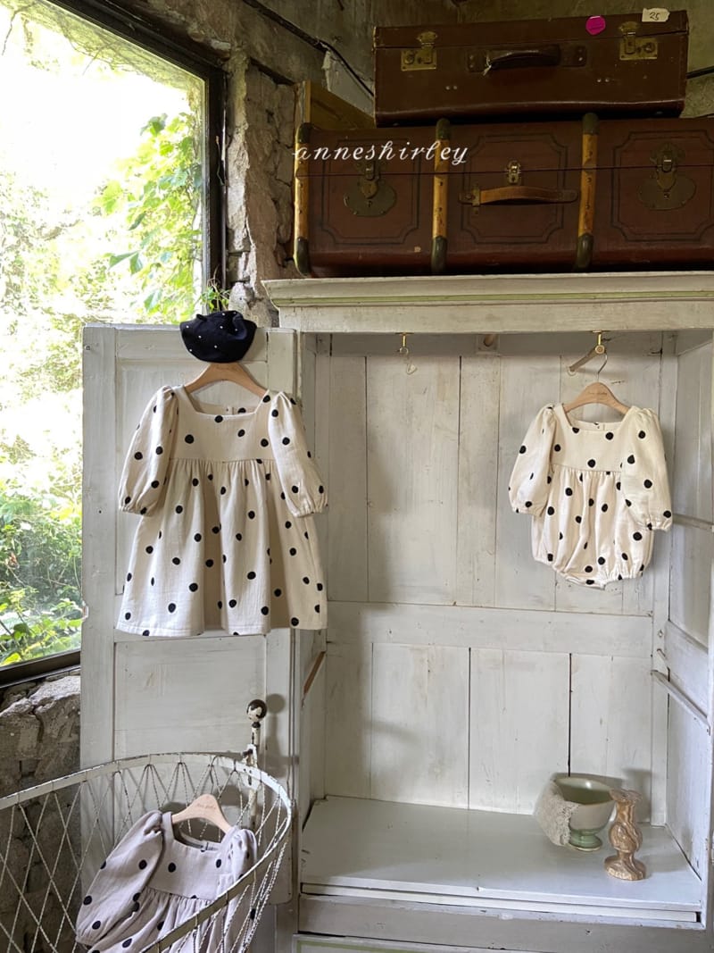 ANNE SHIRLEY - Korean Children Fashion - #Kfashion4kids - Fall Dot One-piece - 8
