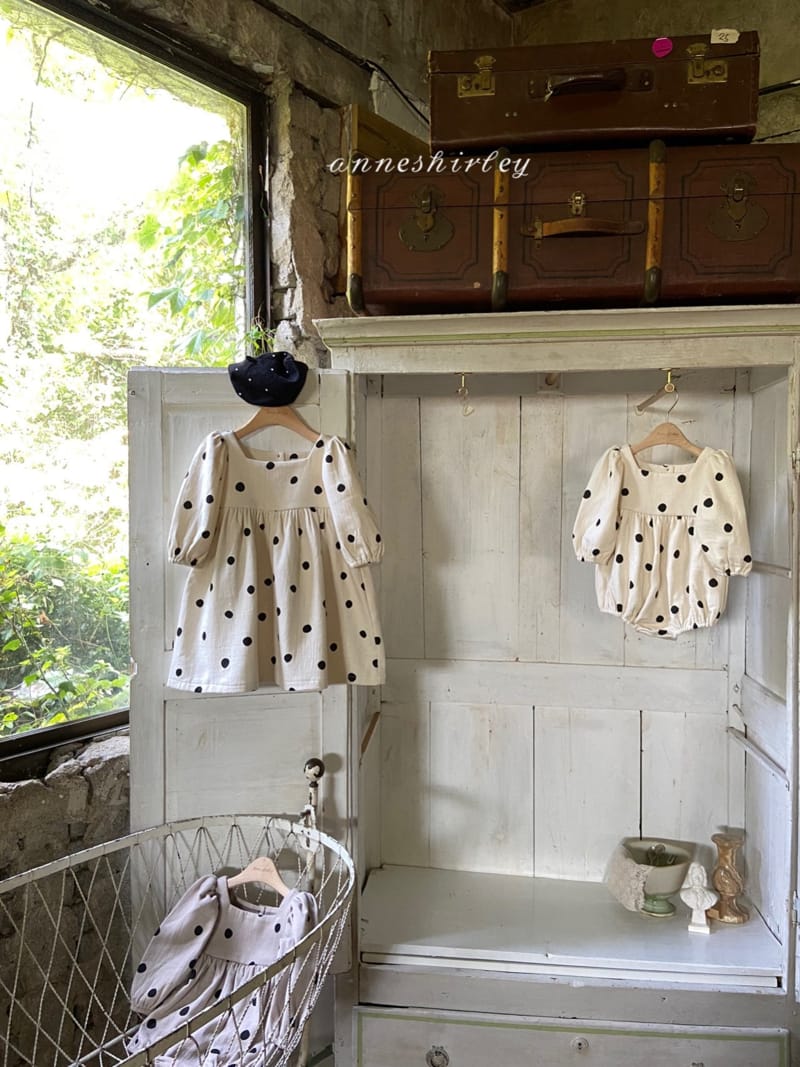 ANNE SHIRLEY - Korean Children Fashion - #Kfashion4kids - Fall Dot One-piece - 9