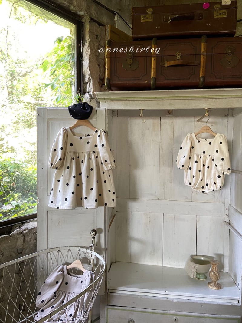 ANNE SHIRLEY - Korean Children Fashion - #Kfashion4kids - Fall Moi Dot Bodysuit - 11