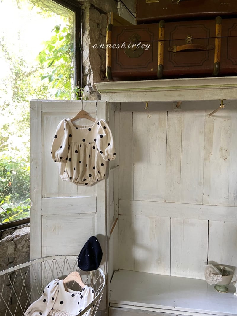 ANNE SHIRLEY - Korean Children Fashion - #Kfashion4kids - Fall Moi Dot Bodysuit - 3