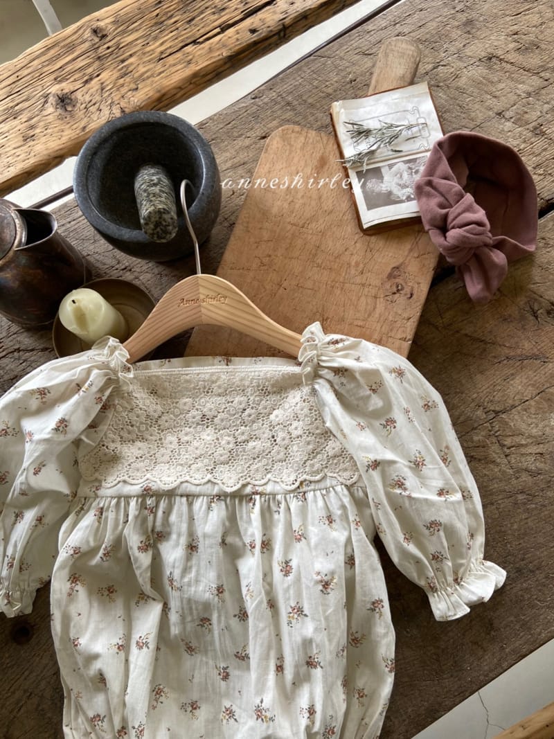ANNE SHIRLEY - Korean Children Fashion - #Kfashion4kids - Leaf Puff Bodysuit - 12