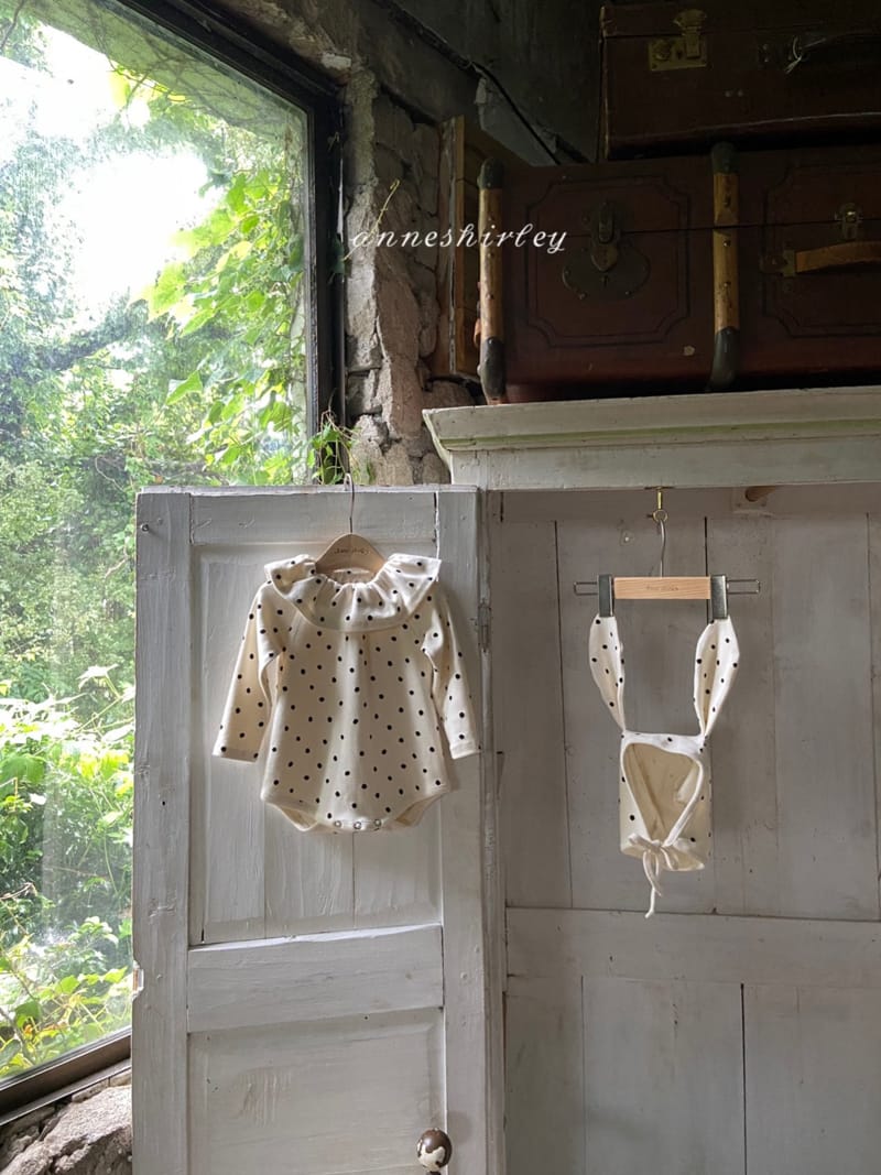 ANNE SHIRLEY - Korean Children Fashion - #Kfashion4kids - Rabbit Frill Bodysuit with Bonnet - 4