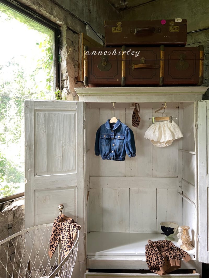 ANNE SHIRLEY - Korean Children Fashion - #Kfashion4kids - Puff Denim Jacket