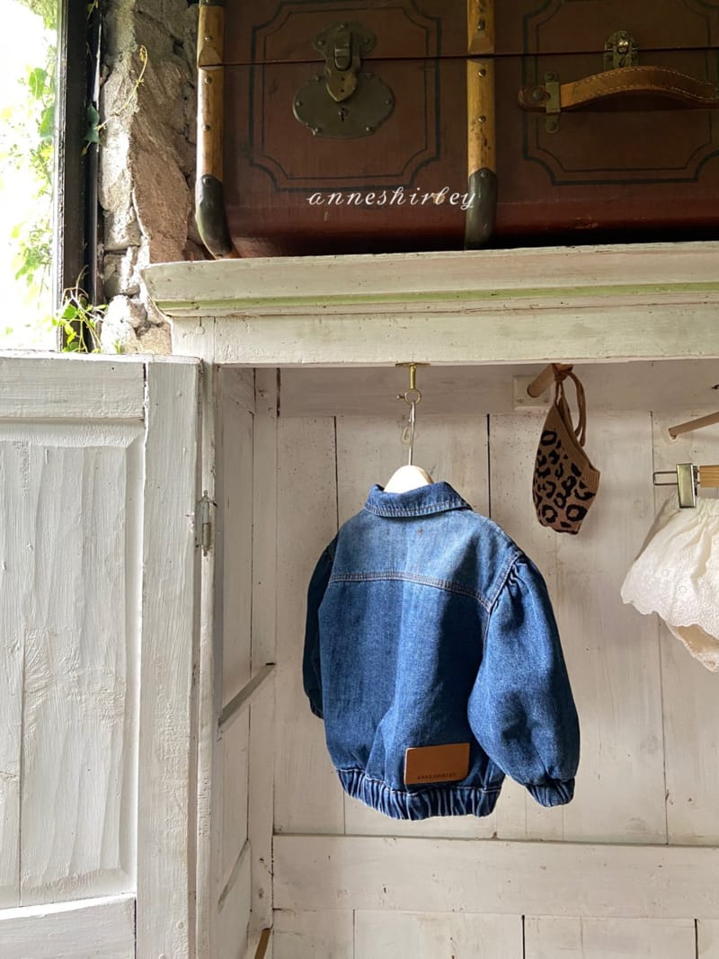 ANNE SHIRLEY - Korean Children Fashion - #Kfashion4kids - Puff Denim Jacket - 10
