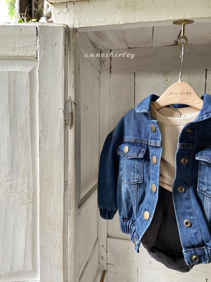 ANNE SHIRLEY - Korean Children Fashion - #Kfashion4kids - Puff Denim Jacket - 11