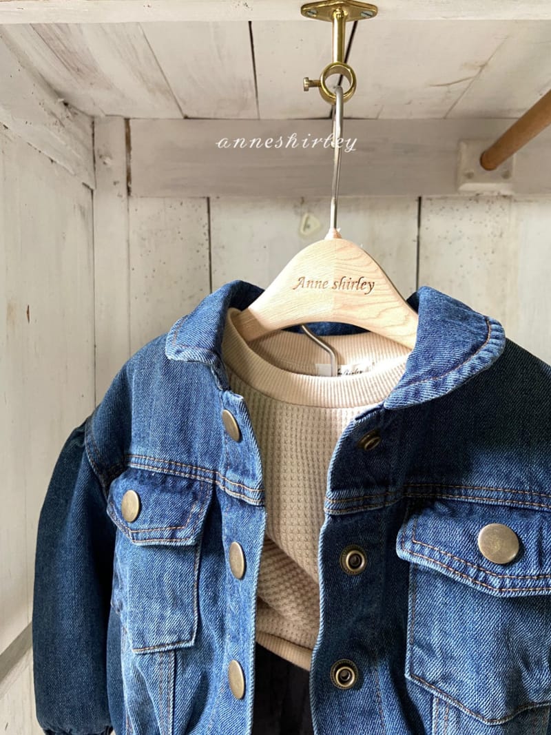 ANNE SHIRLEY - Korean Children Fashion - #Kfashion4kids - Puff Denim Jacket - 12