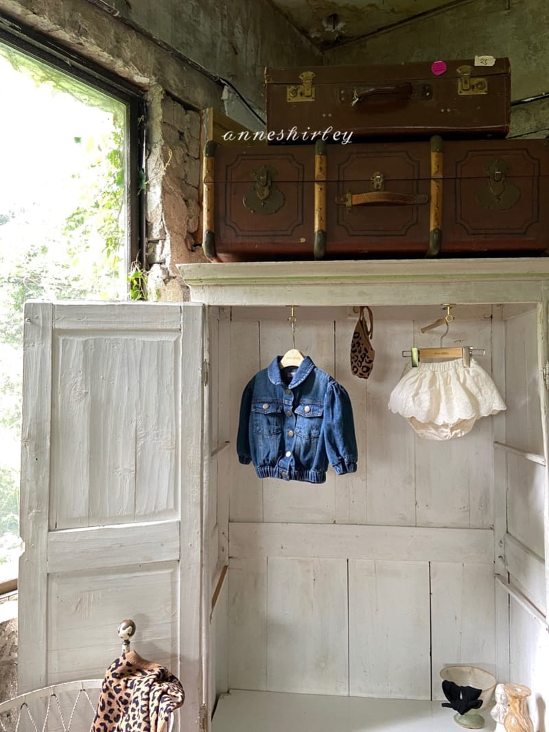 ANNE SHIRLEY - Korean Children Fashion - #Kfashion4kids - Puff Denim Jacket - 3