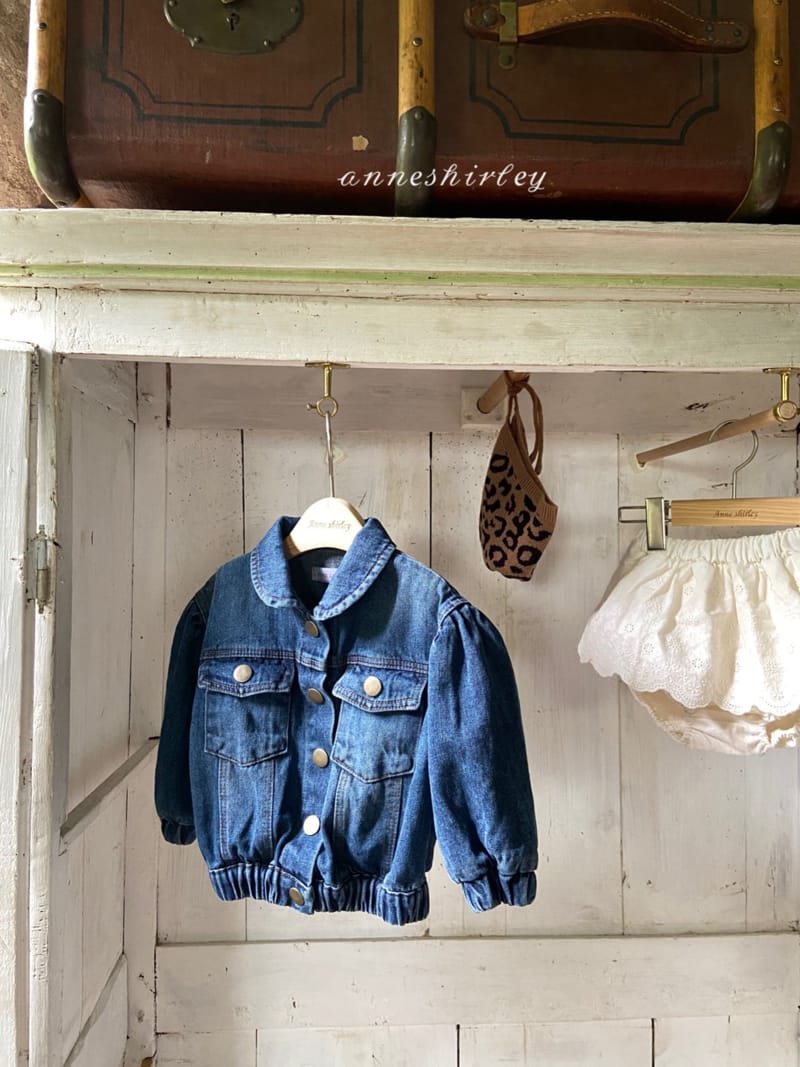 ANNE SHIRLEY - Korean Children Fashion - #Kfashion4kids - Puff Denim Jacket - 4
