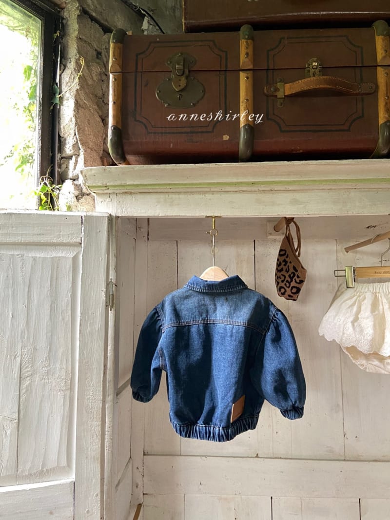 ANNE SHIRLEY - Korean Children Fashion - #Kfashion4kids - Puff Denim Jacket - 8