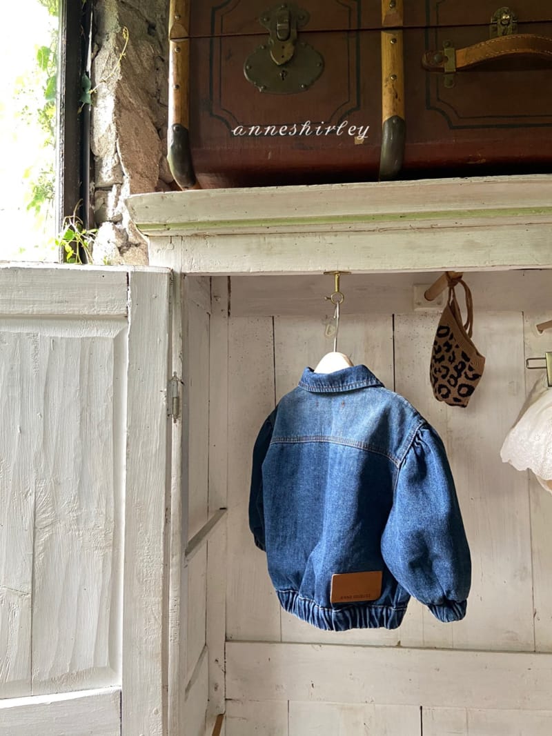 ANNE SHIRLEY - Korean Children Fashion - #Kfashion4kids - Puff Denim Jacket - 9