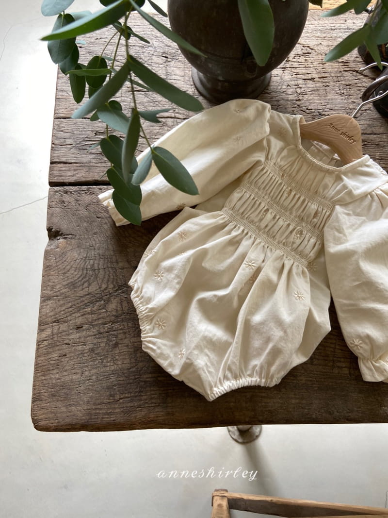 ANNE SHIRLEY - Korean Children Fashion - #Kfashion4kids - Daisy Smocked Bodysuit - 2