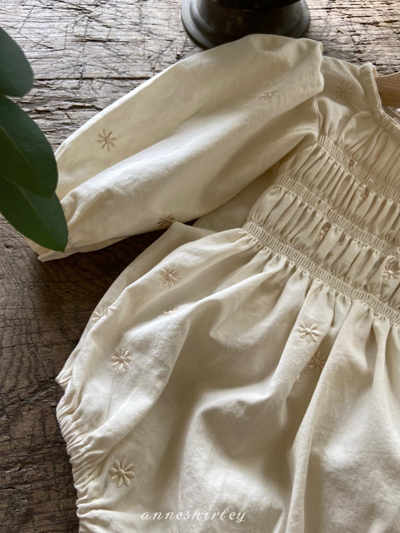 ANNE SHIRLEY - Korean Children Fashion - #Kfashion4kids - Daisy Smocked Bodysuit - 7