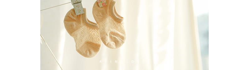 ARIM CLOSET - Korean Children Fashion - #Kfashion4kids - Light Yellow Socks