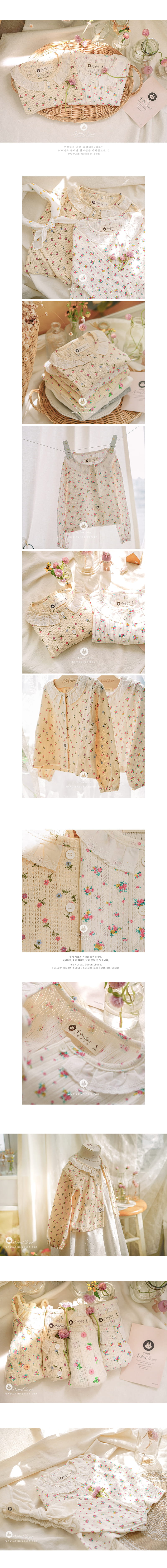 ARIM CLOSET - Korean Children Fashion - #Kfashion4kids - Flower Lace Cardigan Blouse - 2
