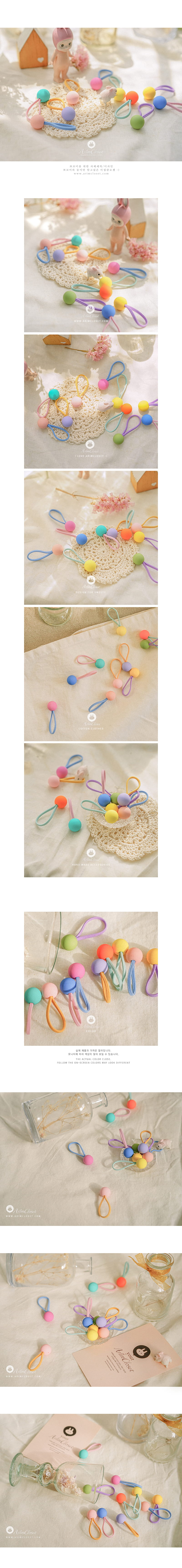 ARIM CLOSET - Korean Children Fashion - #Kfashion4kids - Balloon Hairring [set of 2] - 2