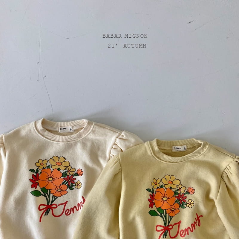 BABAR MIGNON - Korean Children Fashion - #Kfashion4kids - Flower Bucket Sweatshirt - 2