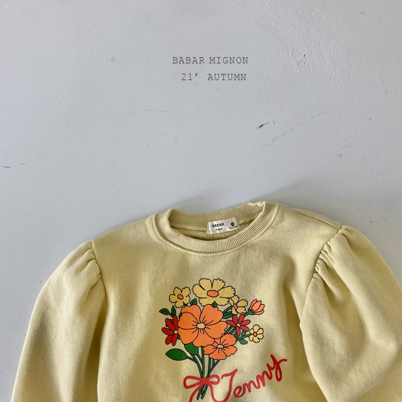 BABAR MIGNON - Korean Children Fashion - #Kfashion4kids - Flower Bucket Sweatshirt - 6
