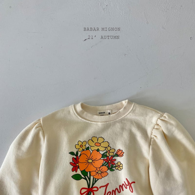 BABAR MIGNON - Korean Children Fashion - #Kfashion4kids - Flower Bucket Sweatshirt - 9