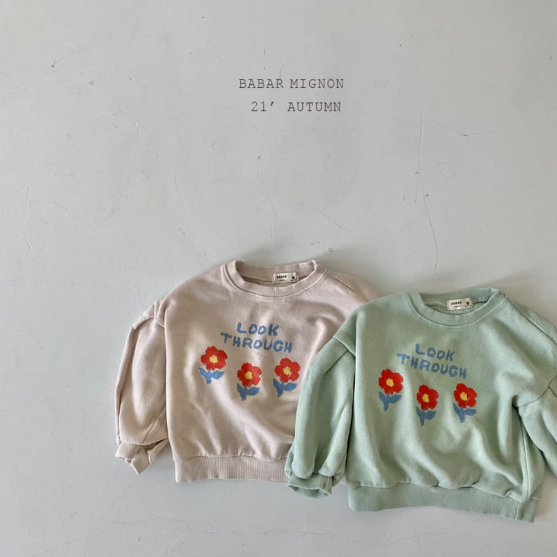 BABAR MIGNON - Korean Children Fashion - #Kfashion4kids - Flower Sweatshirt