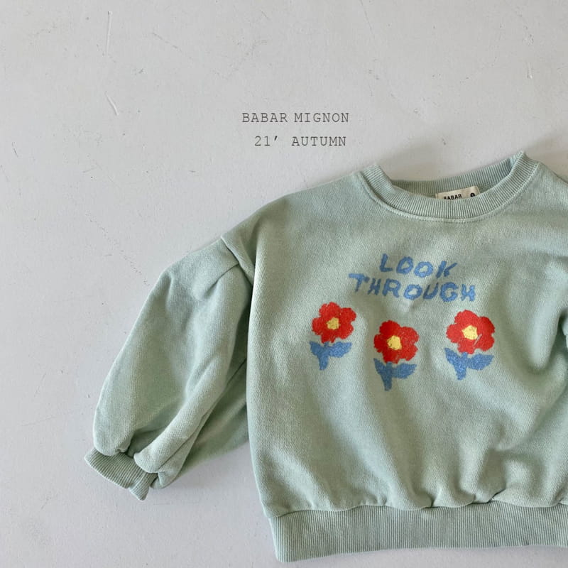 BABAR MIGNON - Korean Children Fashion - #Kfashion4kids - Flower Sweatshirt - 10