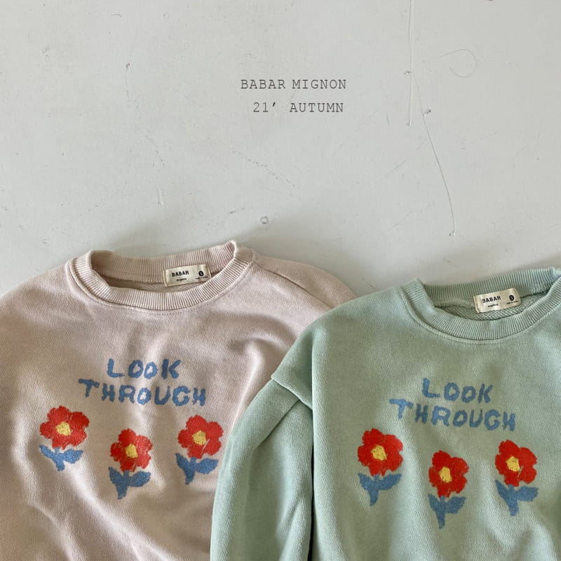 BABAR MIGNON - Korean Children Fashion - #Kfashion4kids - Flower Sweatshirt - 2