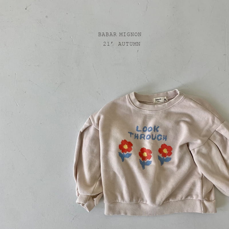 BABAR MIGNON - Korean Children Fashion - #Kfashion4kids - Flower Sweatshirt - 5