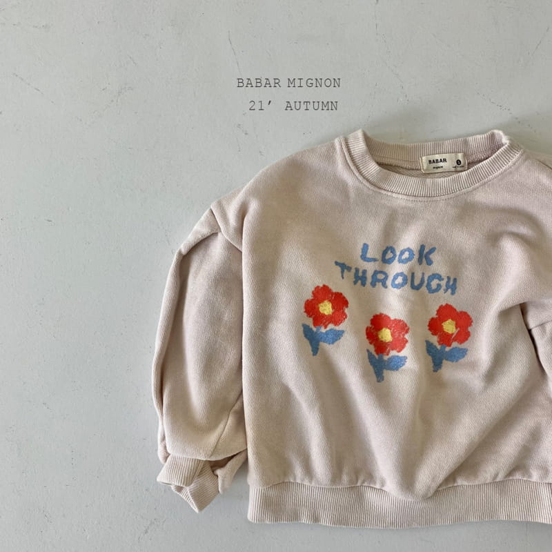 BABAR MIGNON - Korean Children Fashion - #Kfashion4kids - Flower Sweatshirt - 6