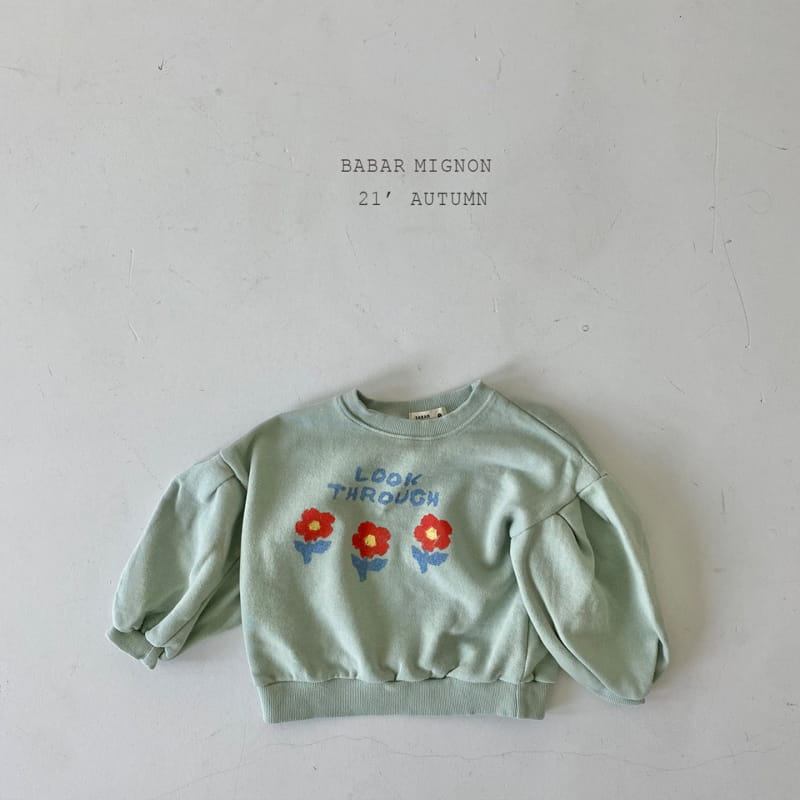 BABAR MIGNON - Korean Children Fashion - #Kfashion4kids - Flower Sweatshirt - 8