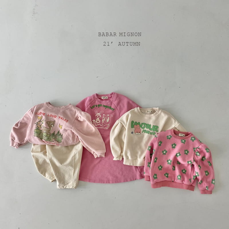 BABAR MIGNON - Korean Children Fashion - #Kfashion4kids - Bon Jour Sweatshirt - 10