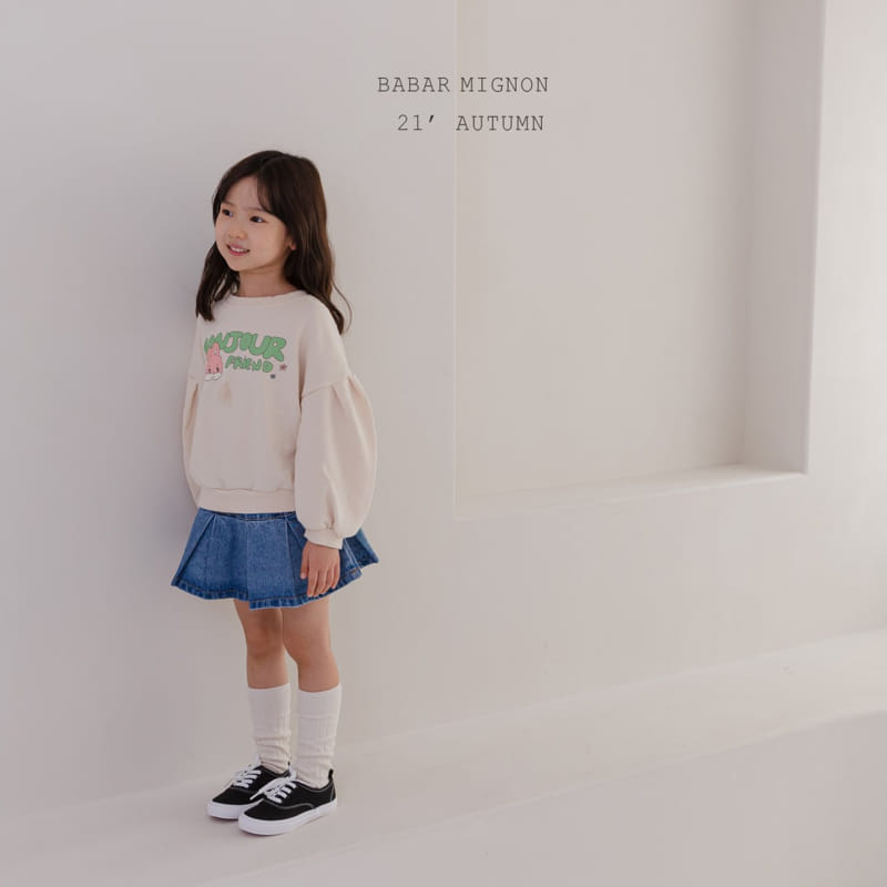 BABAR MIGNON - Korean Children Fashion - #Kfashion4kids - Bon Jour Sweatshirt - 12