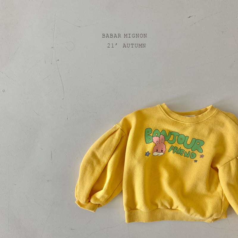 BABAR MIGNON - Korean Children Fashion - #Kfashion4kids - Bon Jour Sweatshirt - 5